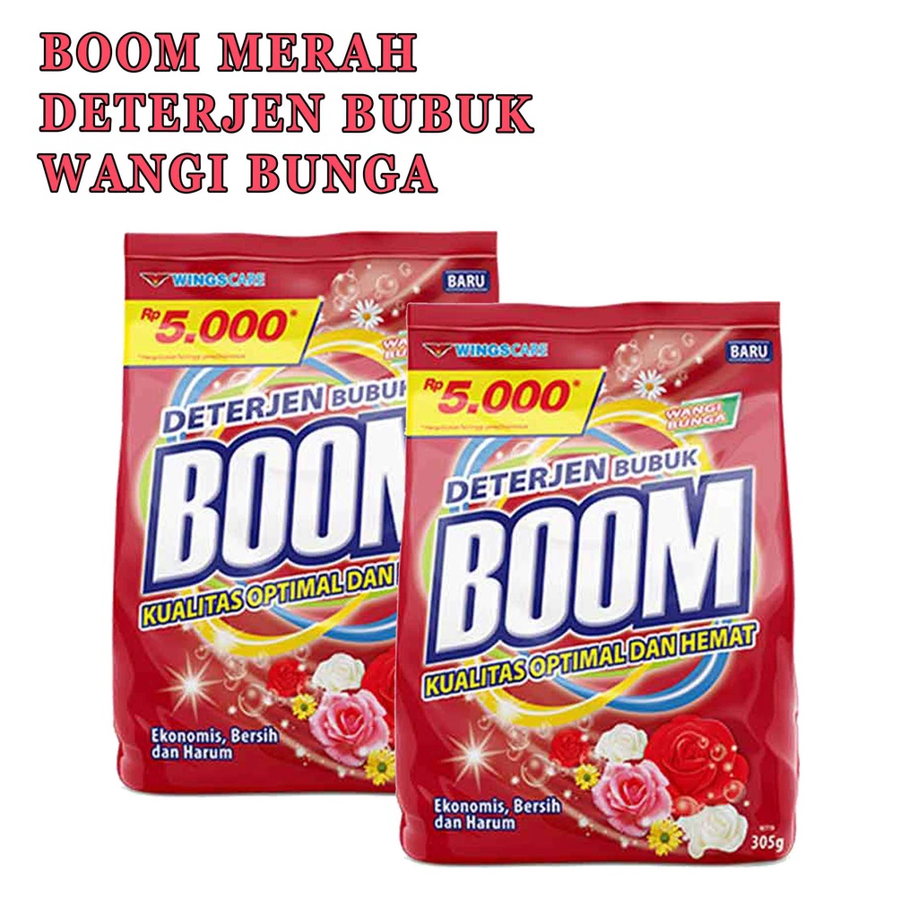 Deterjen Ekonomi Boom* Dertejen Bubuk* Deterjen Ekonomi* 280g