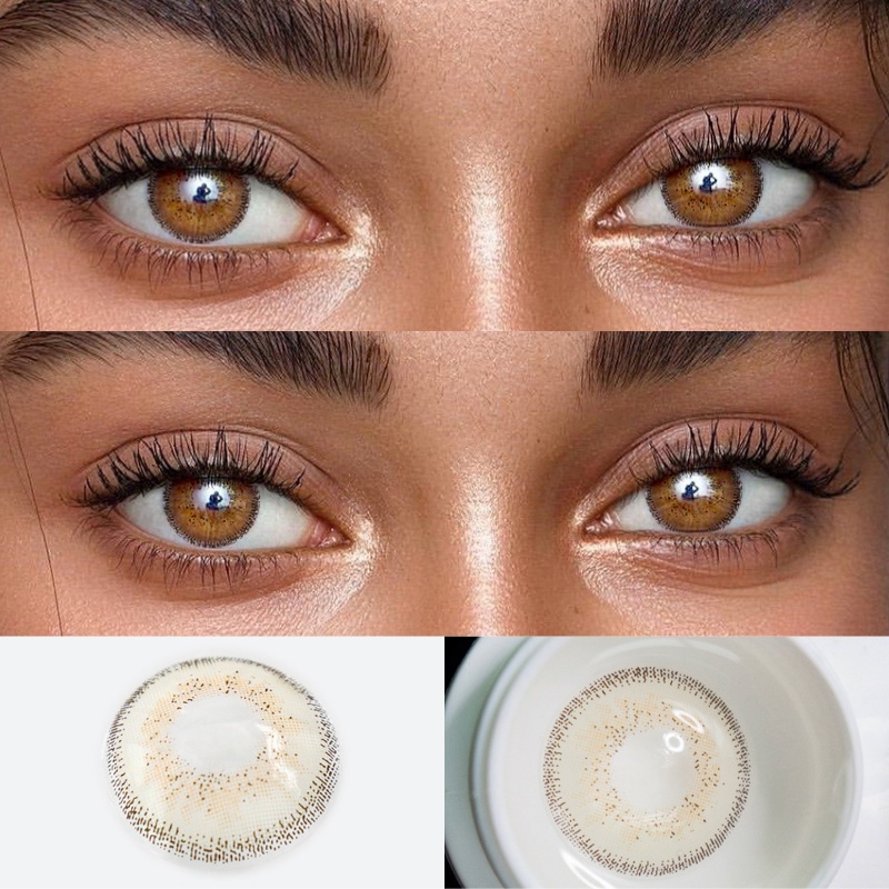 SOFTLENS SOLITAIRE  COLORED LENSES-Moonlight 14.2mm