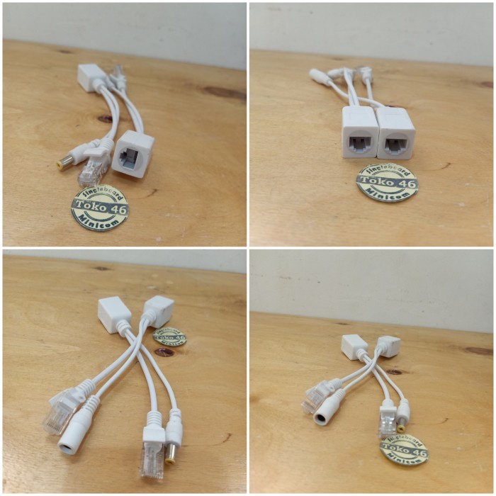 Produk Terbaru Kabel Poe Injektor Spliter Cctv Cpe220 Cpe210 Nsm5 Ns5 Rocket M5 1 Set