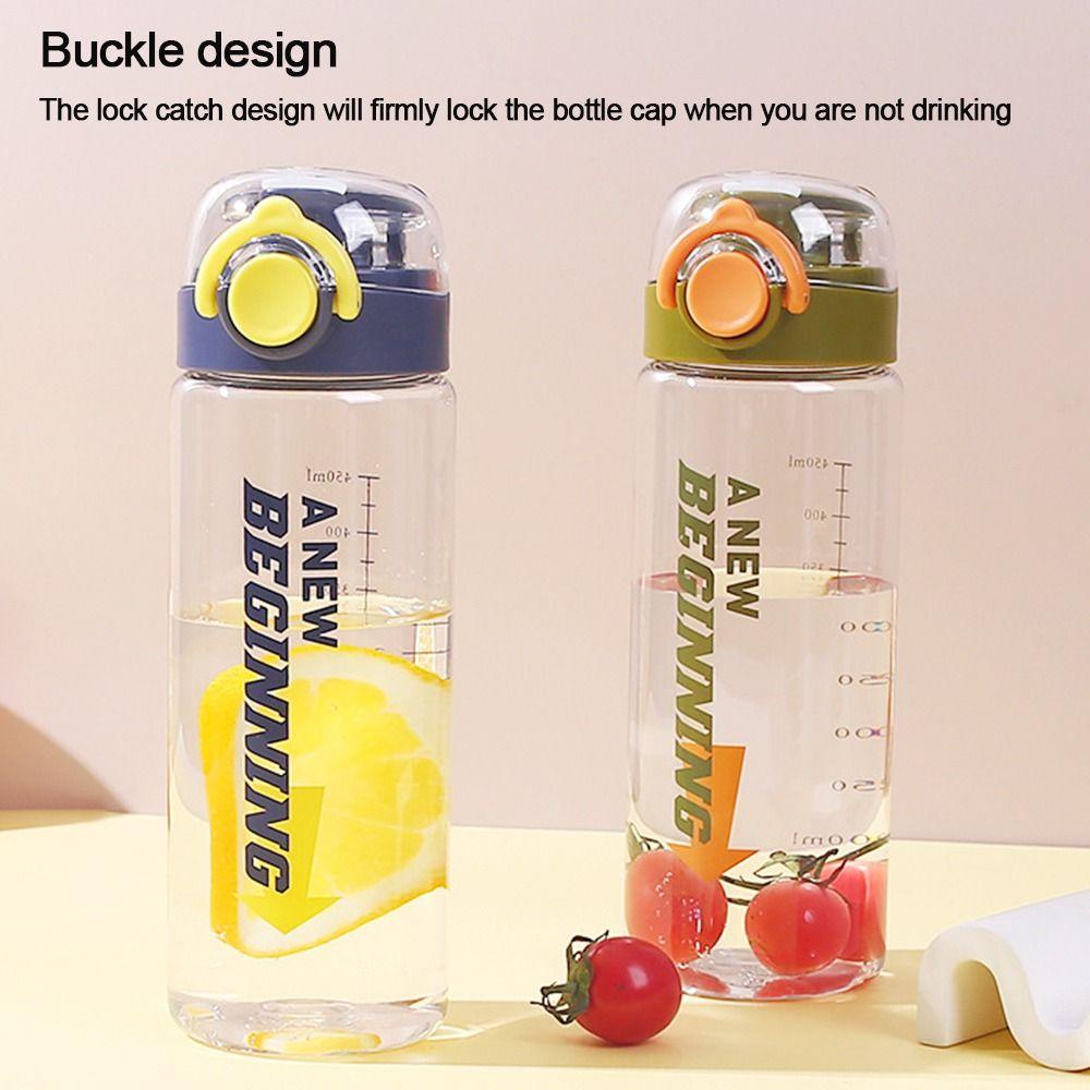 Popular Sports Water Bottle Gym Travel Botol Minum Bening Plastik