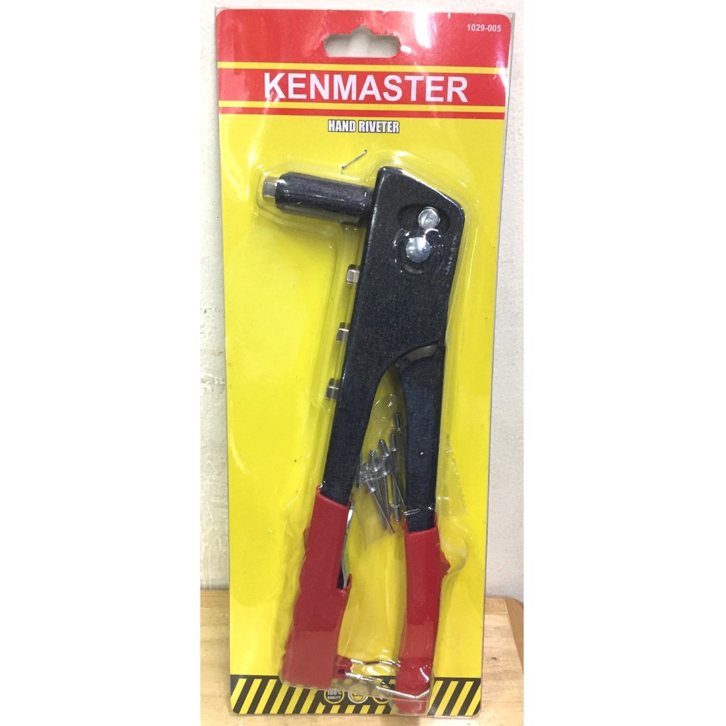 Tang Ripet Tang Rivet Kenmaster Tembakan Paku 2.4mm - 4.8mm Hand Rivet