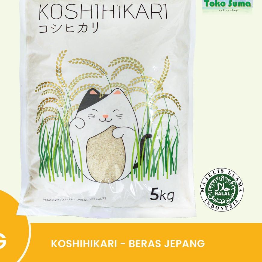 

Diskon[KF7]-Koshihikari Beras Jepang 5KG
