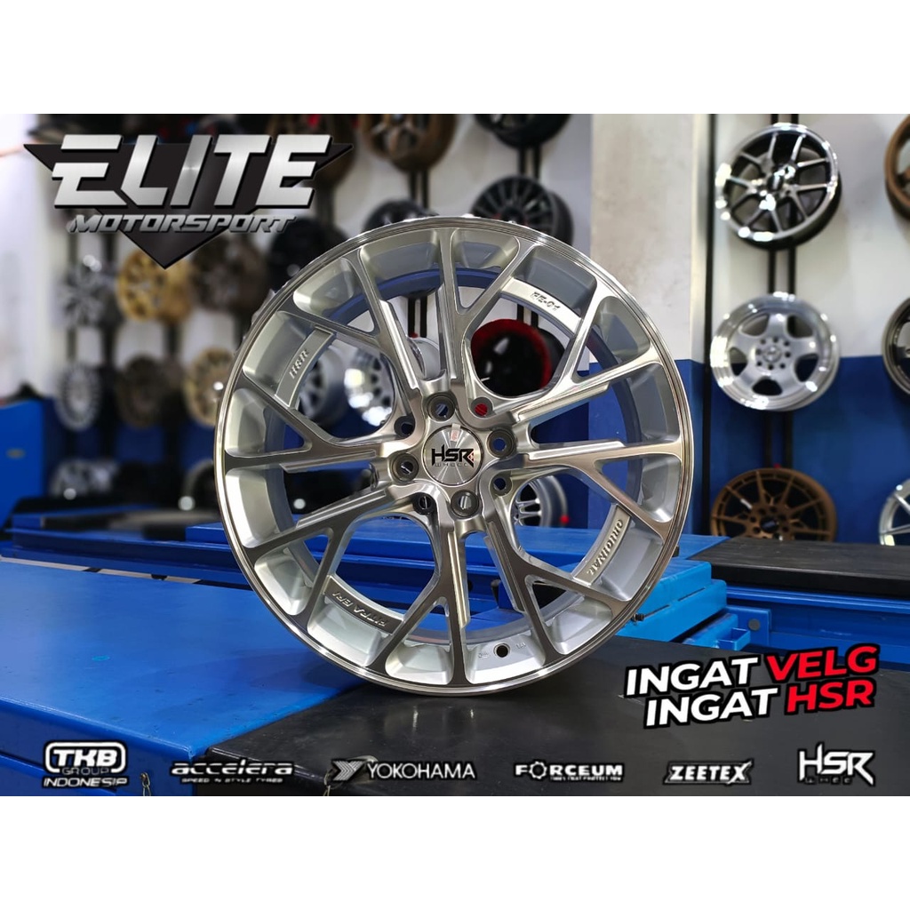 Velg Mobil Sirion Datsun Go kijang Ring 16 Lubang 4 Pcd 100 - 114.3 Velg HSR Gratis Ongkir