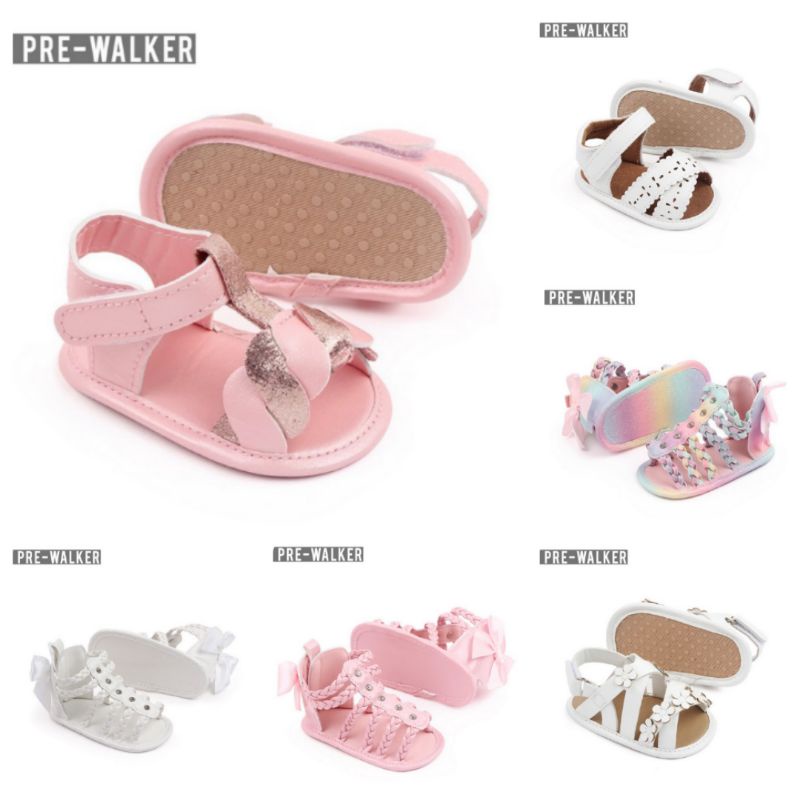 Sendal Bayi Perempuan - Sepatu Sendal Bayi Prewalker Baby Girl S1259