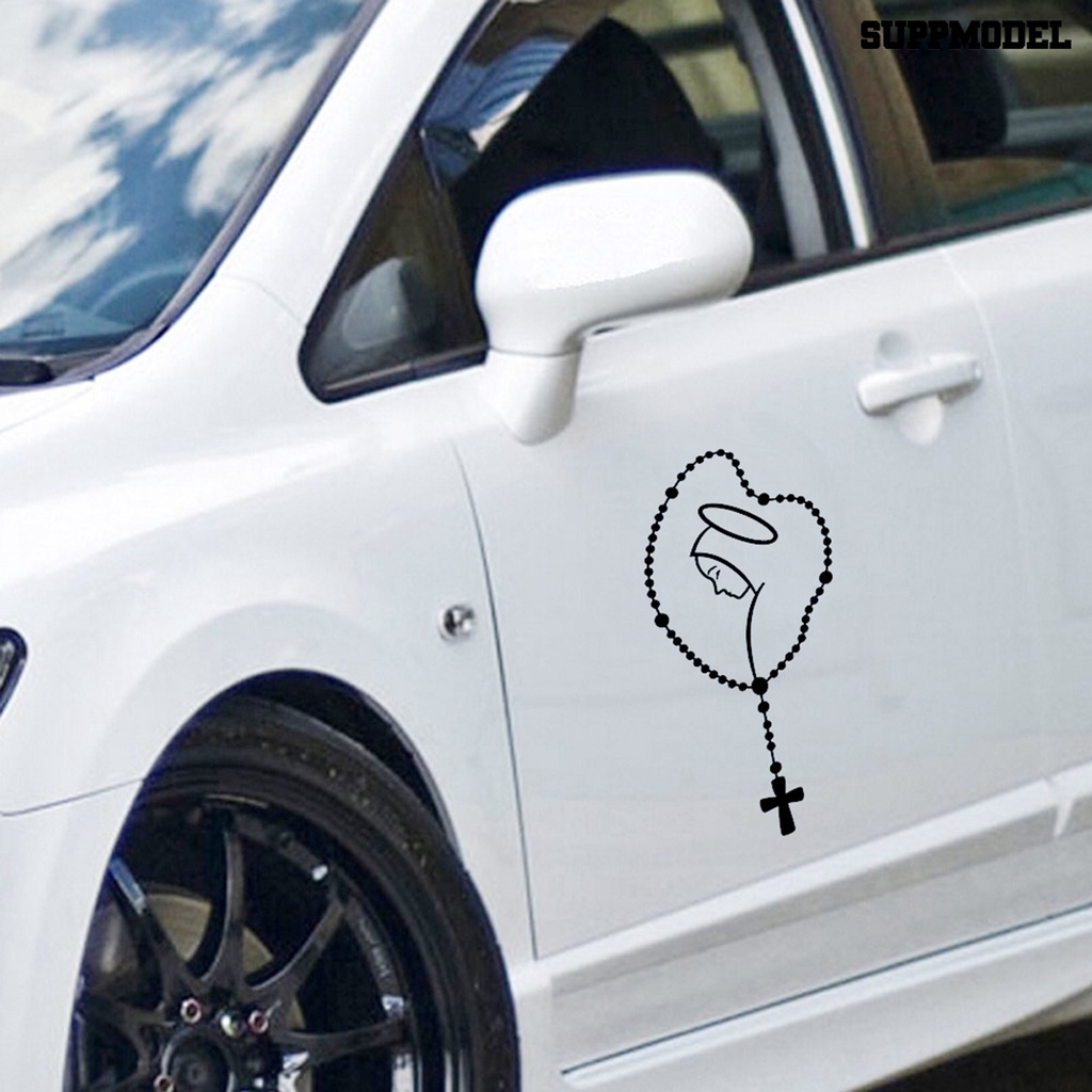 [SM] Self-adhesive Mary Rosario Mobil Body Bumper Jendela Stiker Decals Hias Untuk Bus Auto Truck