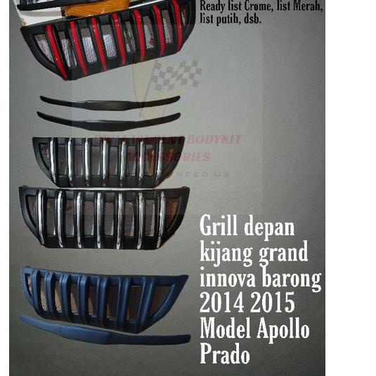 Depan1 Gril inova 2014 2015 Grill kijang grand innova barong apolo prado list warna
