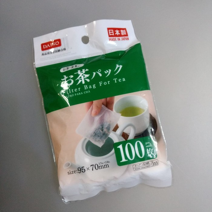 

Terlaris ✨ -DAISO kantong teh kopi bumbu shabu shabu herbal paper tea bag isi 100- 2.1.23