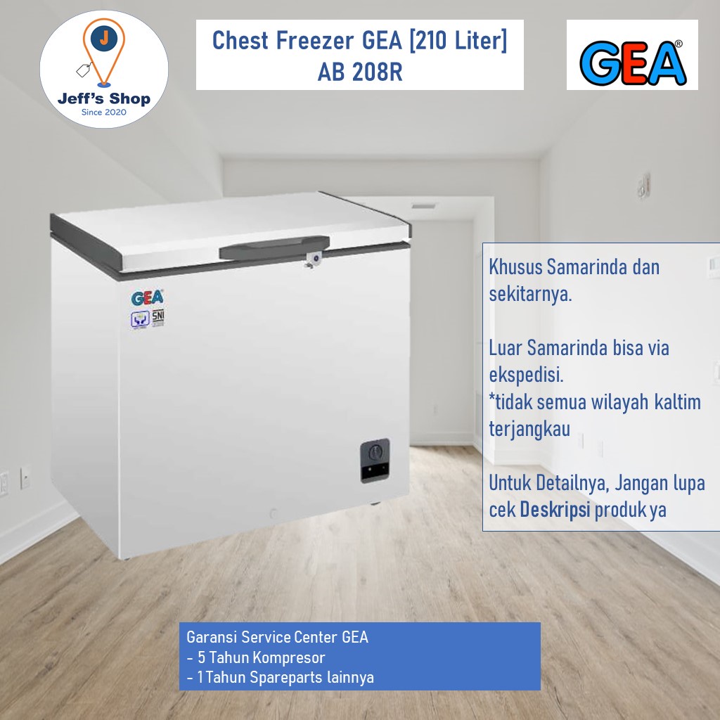 GEA Chest Freezer / Box Freezer [210 Liter] AB 208 R