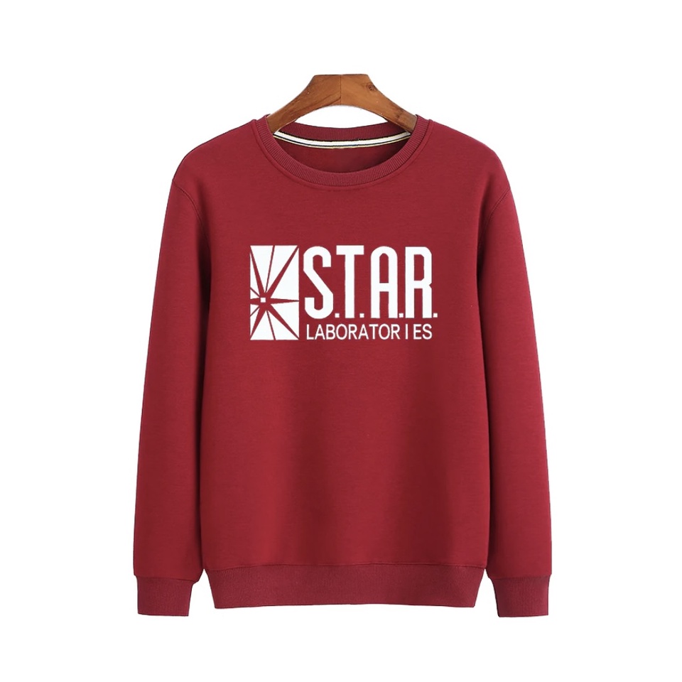 STAR LABORATORIES Sweater Basic Anak Untuk Anak Laki laki &amp; Perempuan Bahan Fleece II Sz M-Xl (Usia 2-10 th )