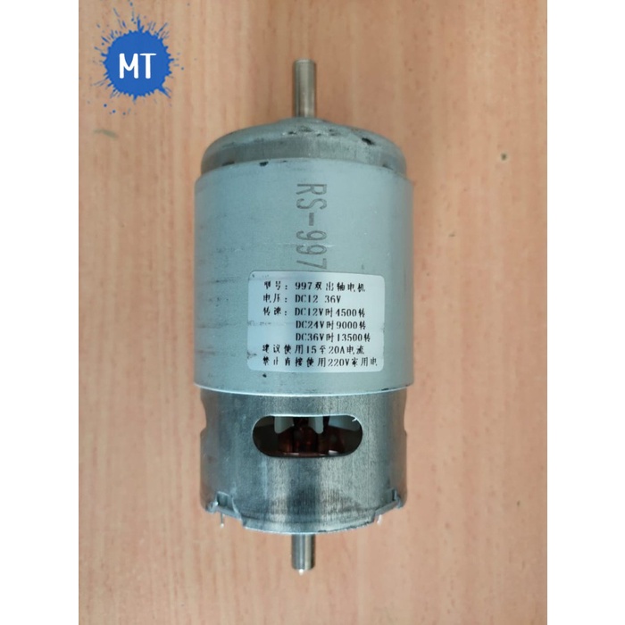 Dinamo Motor DC 997 DOUBLE SHAFT DC12-36V