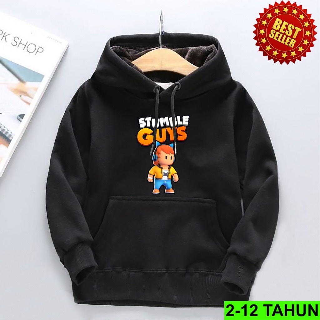 STUMBLE GAS ALONE Jaket Hoodie Anak Viral Bahan Fleece II Jumper Hoodie Anak  STUMBLE GAS ALONE II Sz M - XL ( Laki Laki &amp; Peremepuan )