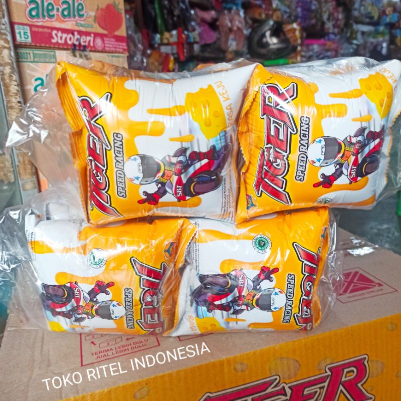 

Snack Berhadiah Tiger (1 pak isi 10 pcs)/Tiger Ciki Hadiah/Tiger Chiki Berhadiah