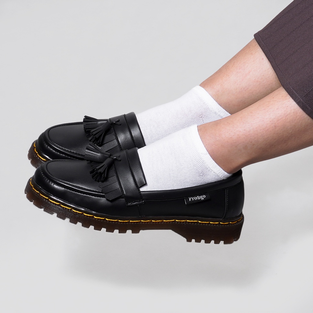 Prodigo * Sepatu Wanita slip on Padma hitam | Sepatu Formal Casual | Sepatu Cewe | Sepatu kerja wanita | Sepatu Boots wanita-4