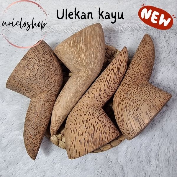 NEW ❤ Ulekan Kayu Kelapa BESAR / Ulegan Kayu Kelapa Size Besar / Ulek Uleg Cobek Bahan Kayu Kelapa