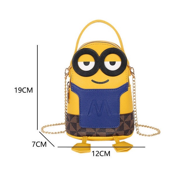 【COD】 Tas Selempang Mini Minion Bag Wanita Terbaru Tas Wanita 12cm/20CM