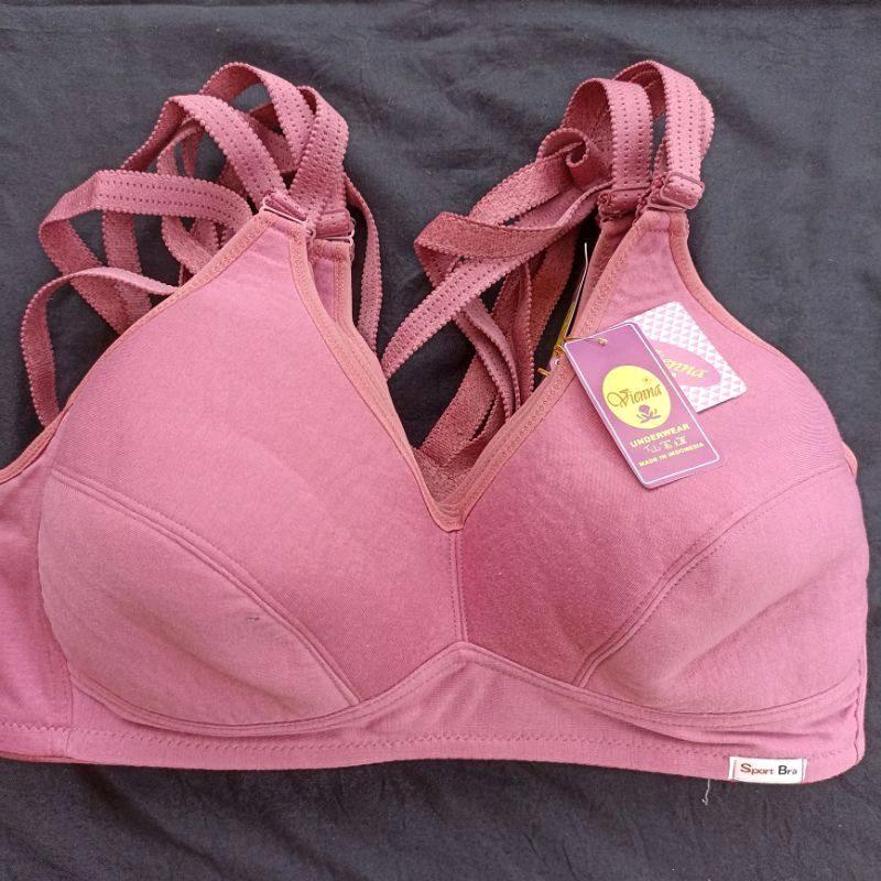 BH Jumbo / Bra Jumbo / Sport Bra Jumbo Cup Besar Size Ukuran 44 46 48 50 Tanpa Busa Tanpa Kawat