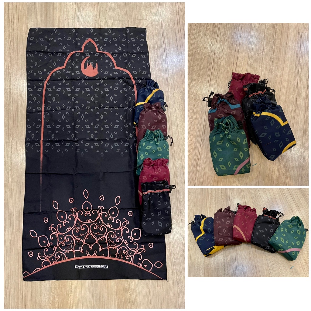 Sajadah Tas travel AL-AZAAN Turkey /Souvenir Sajadah /Oleh Oleh Haji