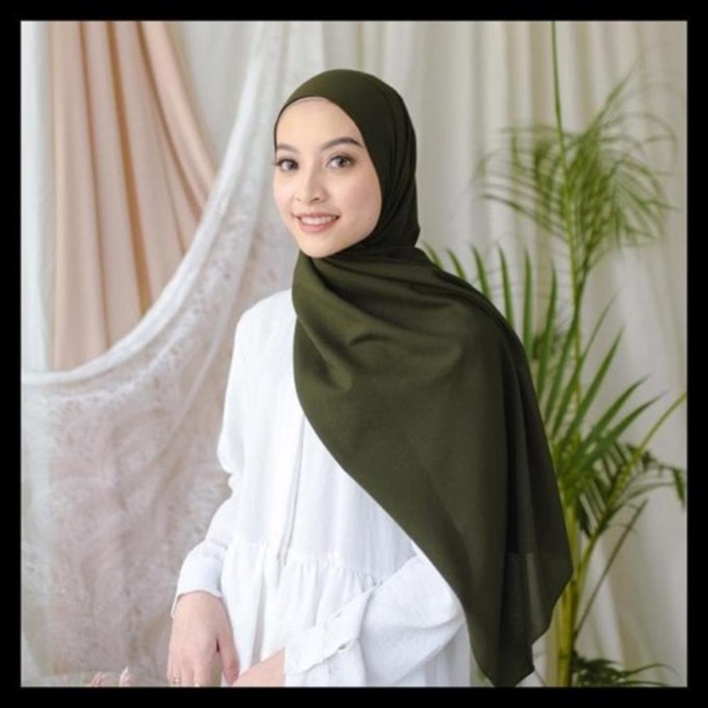 MJS 186 - Pasmina Pashmina Inner 2in1 Jilbab Hijab Pasmina Instan Diamond Bisa Bolak Balik