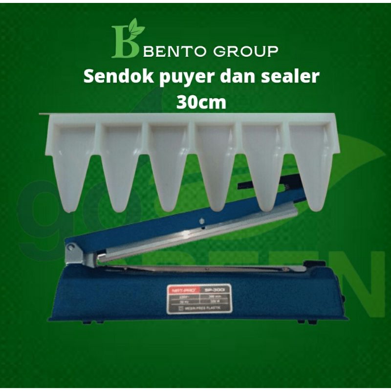 Sealer kertas puyer 30 cm P + Sendok