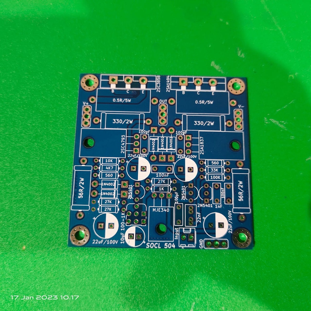 pcb socl 504 fiber dobel layer