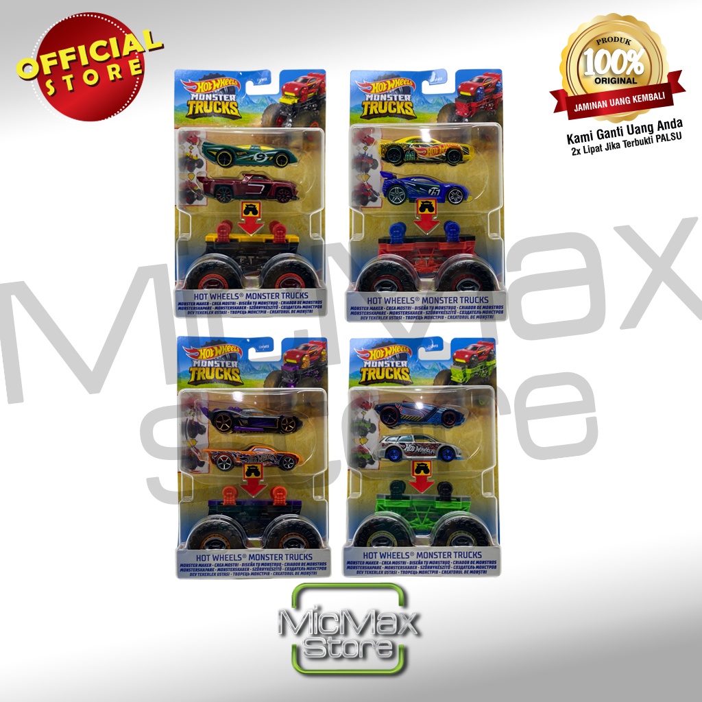Hot Wheels HotWheels Monster Trucks Monster Maker Original GWW13