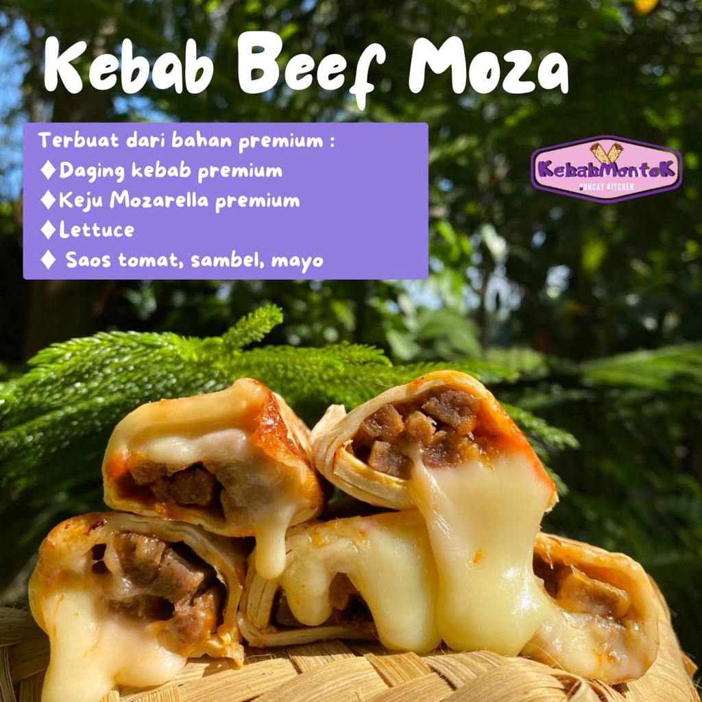 Kebab Frozen Beef Premium Mozzarella isi 5 by Kebab Montok