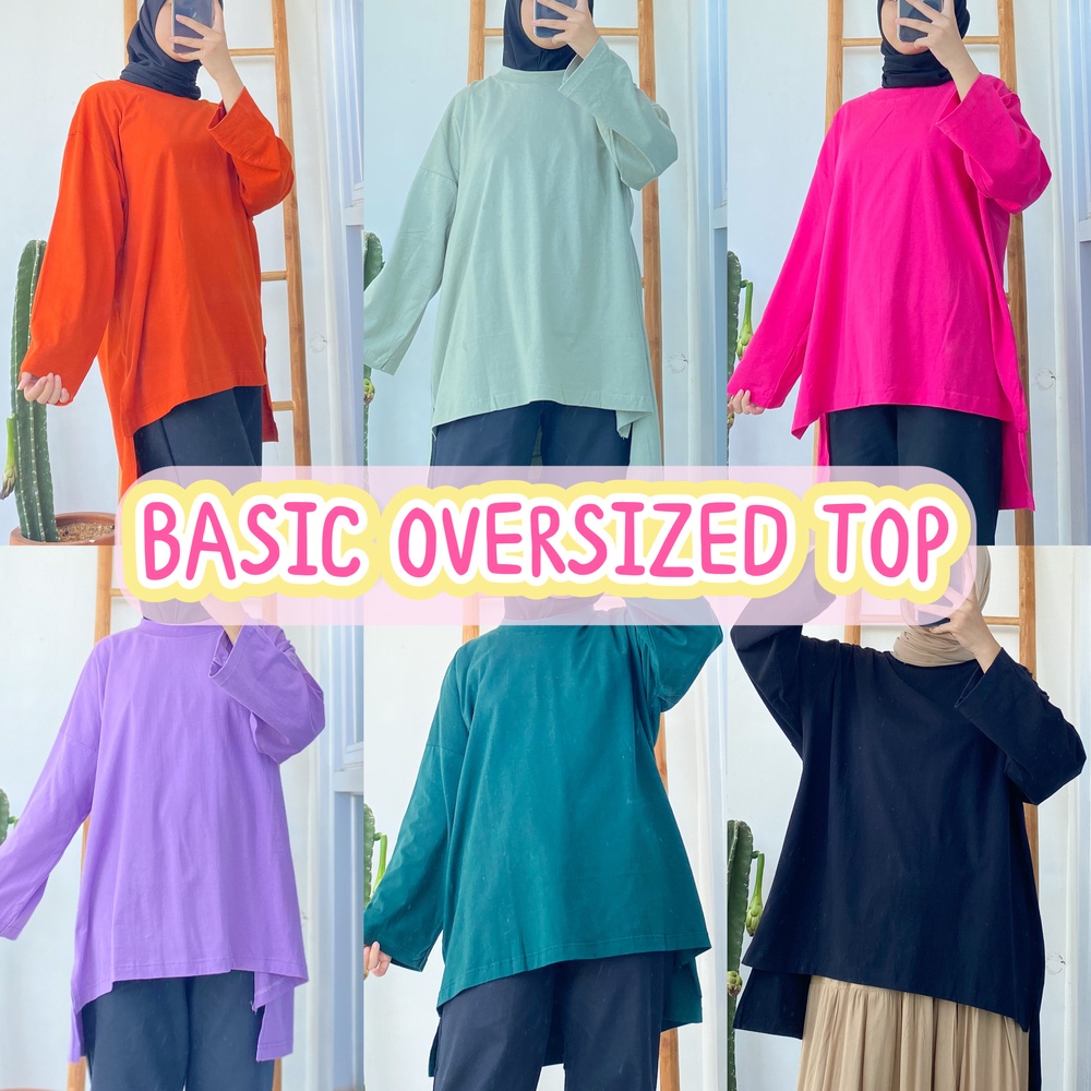 BASIC OVERSIZE TOP / OVERSIZE KEKINIAN / KAOS OVERSIZE