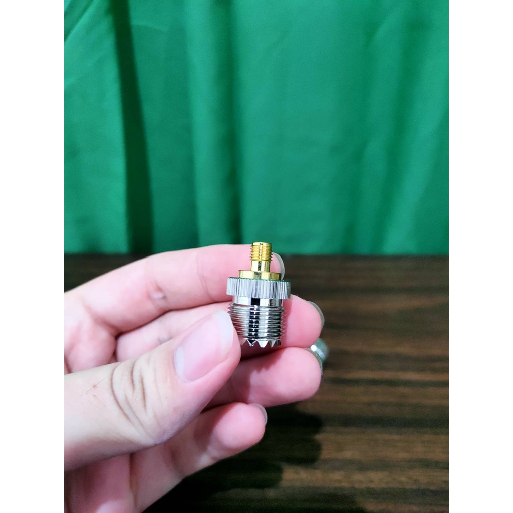 Konektor PL259 to Sma female, sambungan Ht ke antena luar