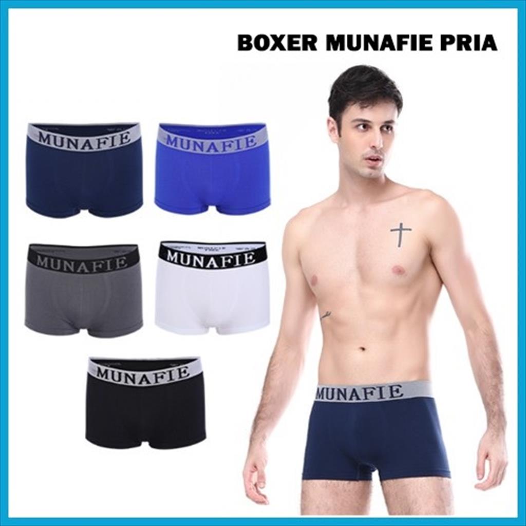 OTS 894 - Boxer Celana Dalam Pria Men Underwear Munafie Slim Fit Sempak Kolor CD Laki-Laki Premium Import Brief