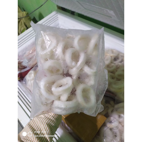 

Cumi Ring Frozen kemasan 500 gr siap olah