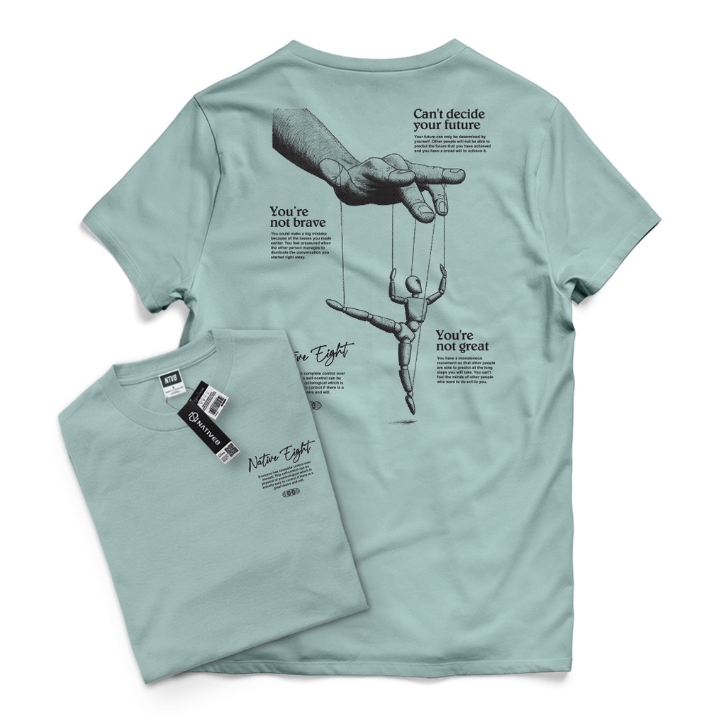 Kaos Distro Pria / Kaos Distro Original / Baju Distro Pria - NATIVE8 - ESSENTIAL