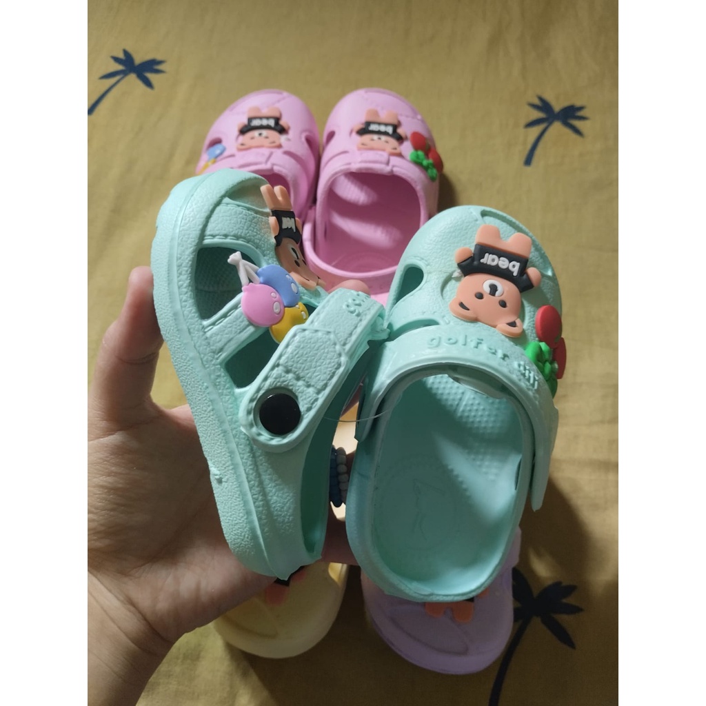 sandal baim bayi/anak baby gilr dili golfer termurah 606 (20-29) sandal baim fuji lucu kekinian