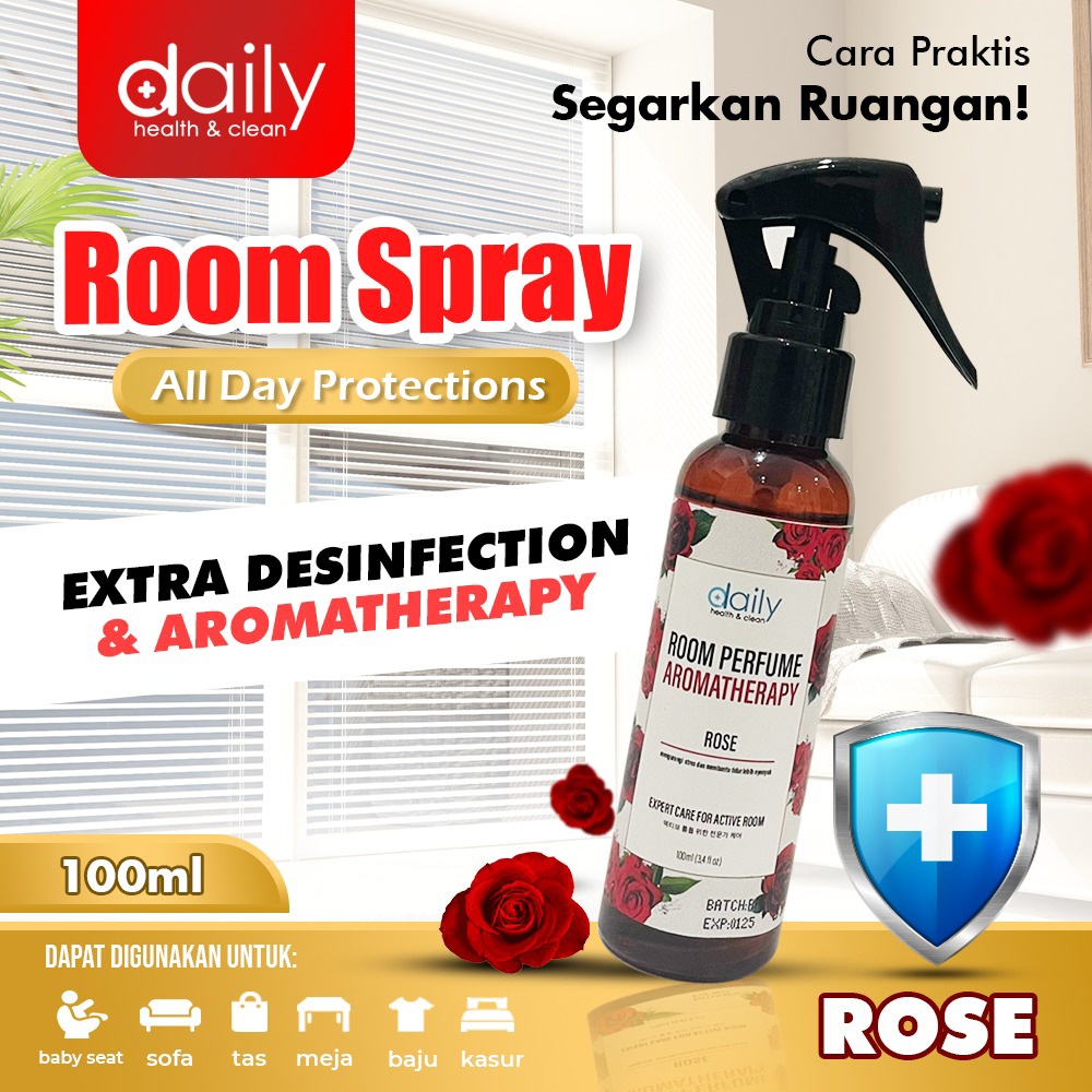 Antibacterial Room Spray Daily Pengharum Ruangan Aromatherapy 100ml