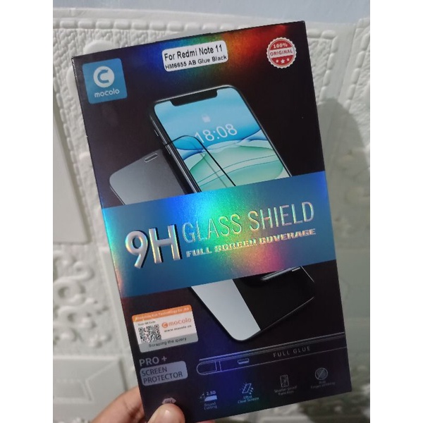 Mocolo Tempered Glass / Pelindung Layar HP / Xiaomi Redmi Note 11 ( Baru Bukan Bekas ) || Dijual kar