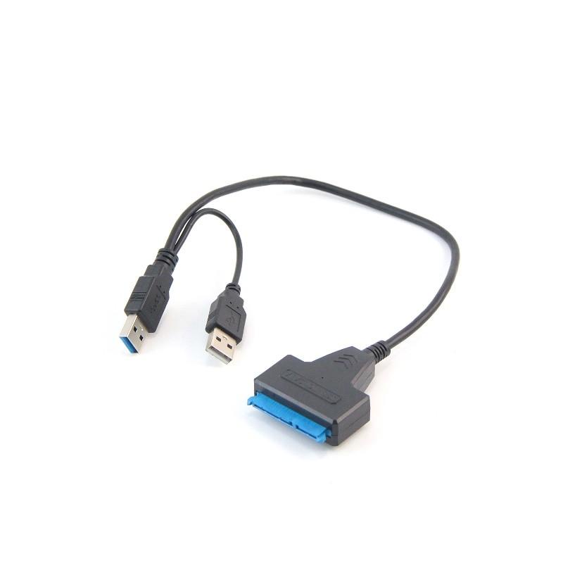 KABEL SATA TO USB 3.0 HDD SSD 2.5 / 3.5 INCH ADAPTER EKSTERNAL LAPTOP CABLE / KONEKTOR USB 3.0 TO SATA