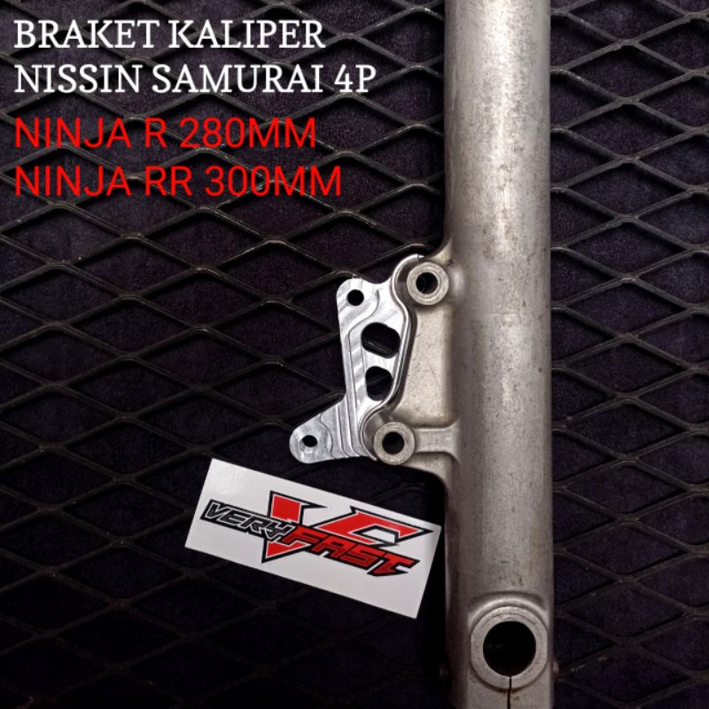 BRAKET NISSIN SAMURAI 4P NINJA R DISC 280 NINJA RR DISC 300MM