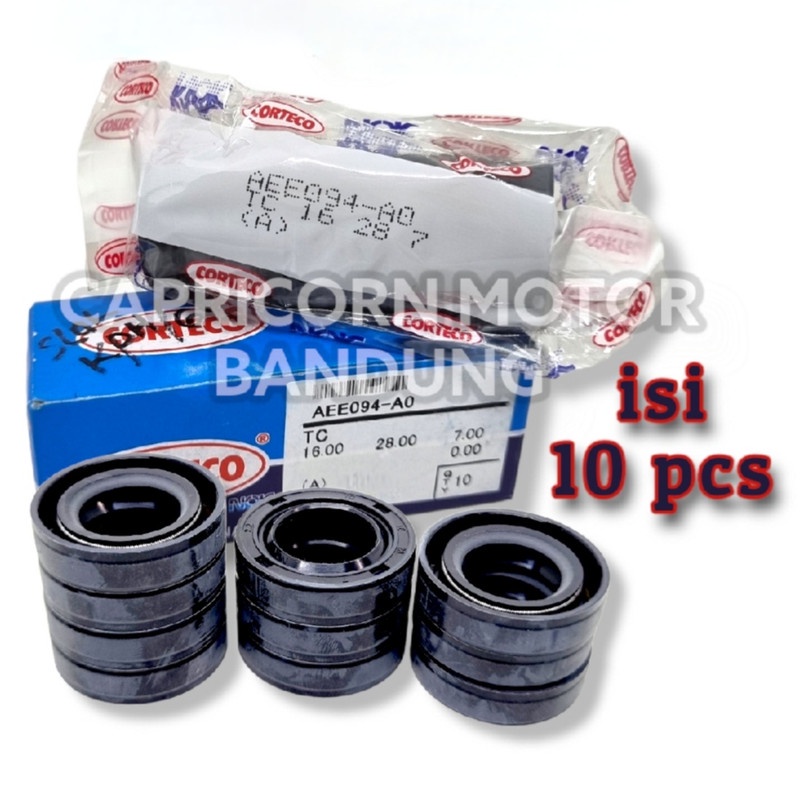 SEAL SIL SLAH SELAHAN KARISMA CB GL MEGA PRO TIGER SUPRA X 125 GL PRO MAX 16-28-7 N0K CORTECO