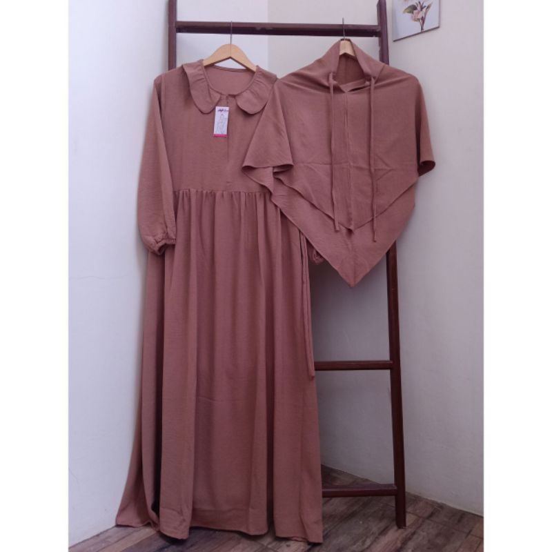 ONE SET KHADIJAH GAMIS + HIJAB