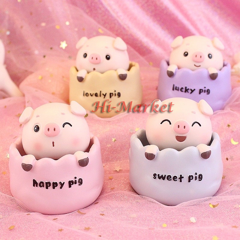 HIMARKET PAJANGAN DASHBOARD SHAKE HEAD GOYANG PIG BABI / PAJANGAN MOBIL SHINCHAN/HIASAN MOBIL/ PAJANGAN CUTE PIG / PAJANGAN SINCHAN TERBARU NEW