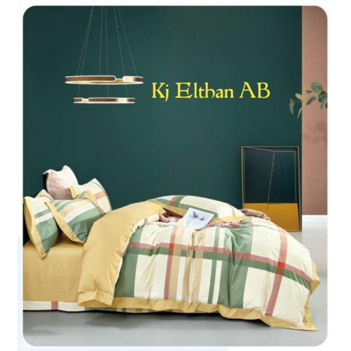 Sprei Katun Jepang Kimfibed bahan 90-100% katun