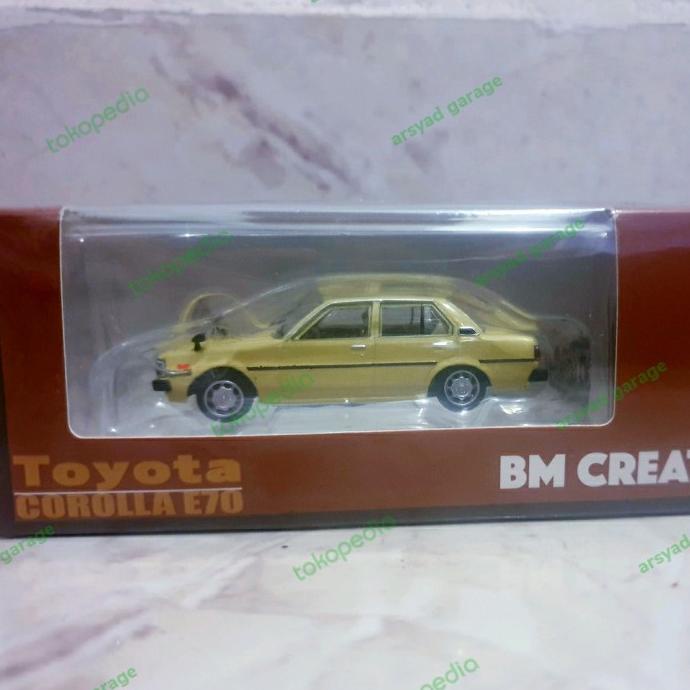 Diecast BM Creations Toyota Corolla E70 segel ---MURAH---