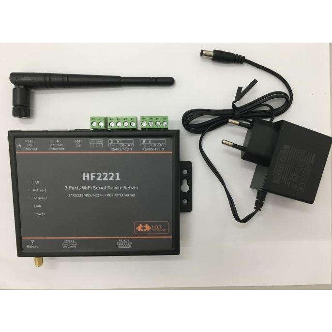 HF2221 Serial to Ethernet Wifi Converter RS232/485 TO TCP IP ModBus
