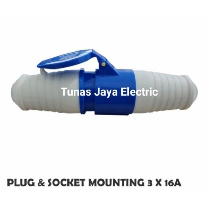 Plug + Socket Mobile Industri 3P 16A FORT