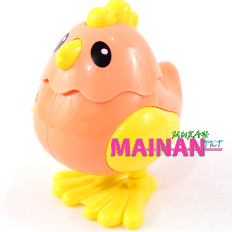 MAINANKEI MAINAN ANAK MURAH AYAM KUNCI PUTAR SS1707 MAINAN ANAK AYAM KUNCI PUTAR MINI LUCU