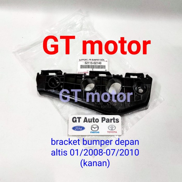 Bracket Braket Brecket Breket Bumper Depan Kanan New Altis 2008-2010