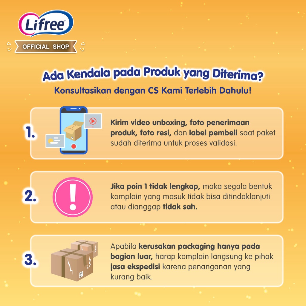 Lifree Pad Penghemat Pants 75 Pads E-Box