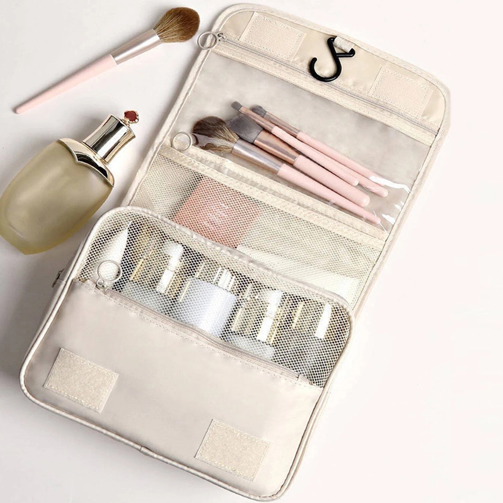 INDOMINI TAS KOSMETIK KOREA TRAVEL HANGING / GANTUNG TOILETRY / KOSMETIK POUCH BAG W183