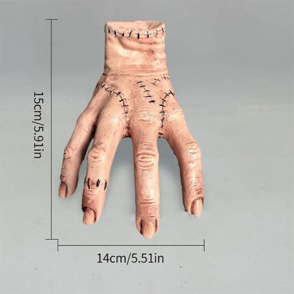 Lanfy Wednesday Thing Hand Halloween Props Keluarga Ornamen Patung Dekorasi Pesta Dekorasi Prom Party Supplies Halloween Mainan DIY Ornamen Dari Addams Family Ornament