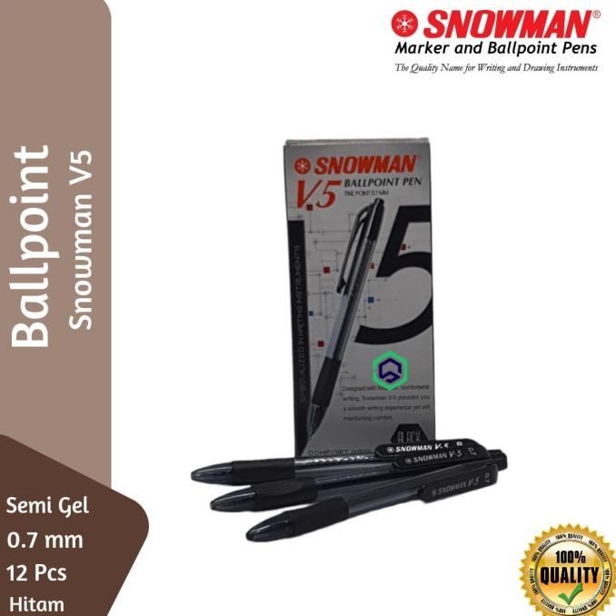 

Pulpen / Pena / Ballpoint / Bolpen / GelPen Snowman V.5 V5 0.7 mm HARGA DISKON