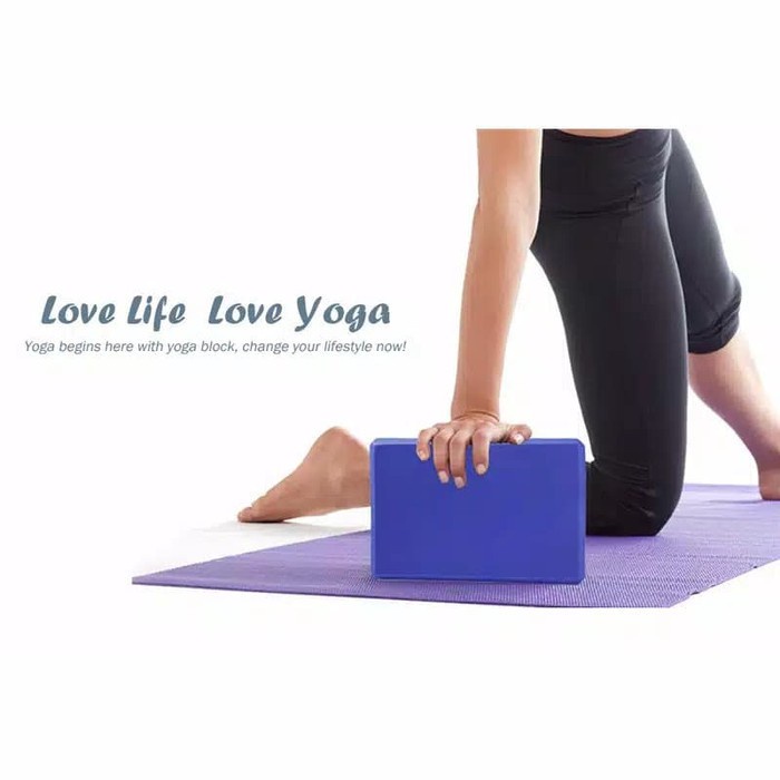 Yoga Blok Prick Pilates EVA Brick Foam Alat Fitnes